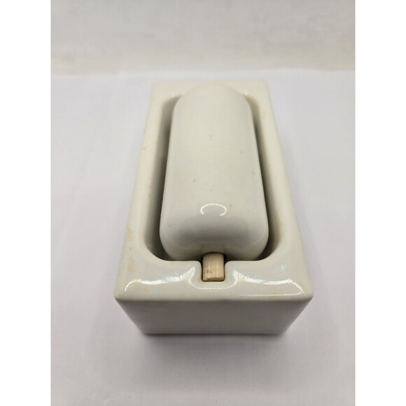 Vintage Wilson Jones CO USA No. 06 Porcelain Stamp Envelope Roller Moistener Wet - Picture 4 of 7